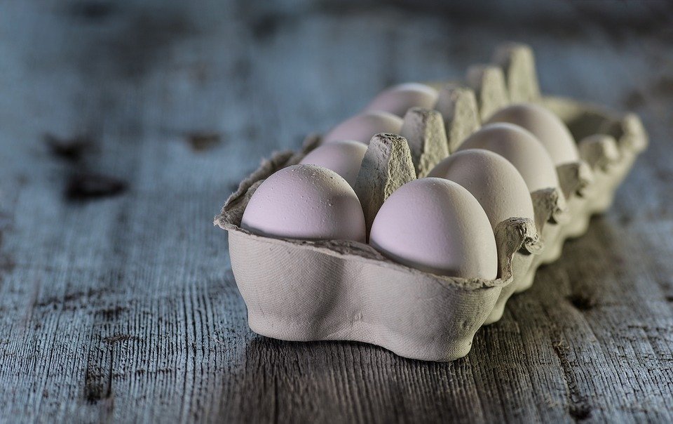 Eggs, Raw, Dairy, Closeup, Rustic, Traditional, Food