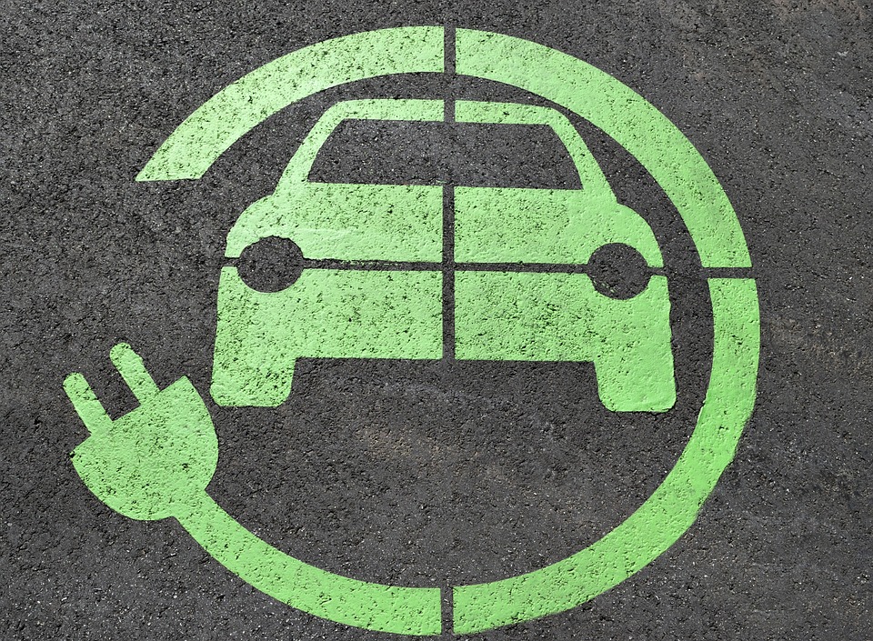 Electric Charge, Road Sign, Sign, Hybrid, Automobile