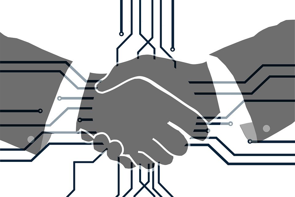 Hands, Shaking Hands, Handshake, Digitization, Board